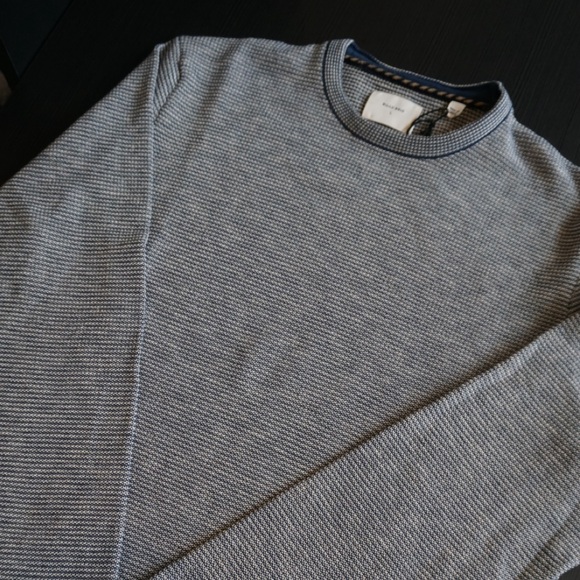 NWT! Billy Reid Blue Stripe Sweater